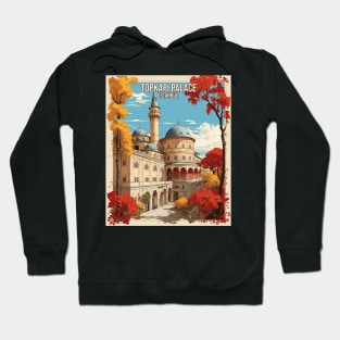 Topkapi Palace Turkey Vintage Retro Travel Tourism Hoodie